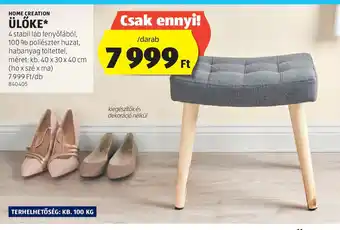 ALDI Home Creation Ülőke ajánlat