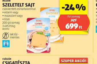 ALDI Szeletelet Sajt ajánlat