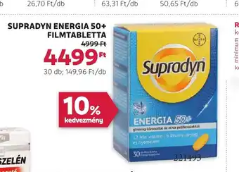 Rossmann Supradyn energia 50+ filmtabletta ajánlat