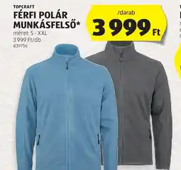 ALDI Topcraft Férfi polár munkásfelső ajánlat