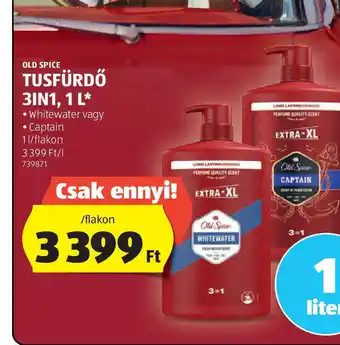 ALDI Old Spice Tusfürdő 3 in 1 ajánlat