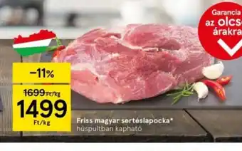 Tesco Friss magyar sertéslapocka ajánlat