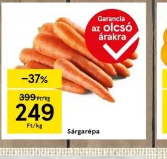 Tesco Sárgarépa ajánlat