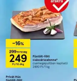 Tesco Füstölt-főtt császárszalonna ajánlat