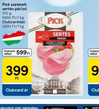 Tesco Pick szeletelt sertés párizsi ajánlat