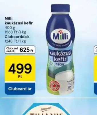 Tesco Milli kaukázusi kefir ajánlat