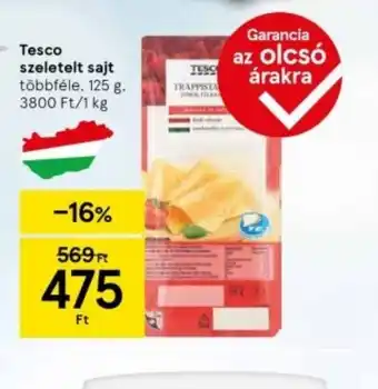 Tesco Tesco szeletelt sajt ajánlat