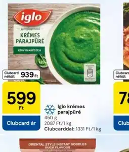 Tesco Iglo Krémes Paradicsompüré ajánlat