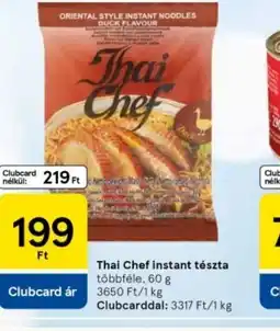 Tesco Thai Chef Instant tészta ajánlat