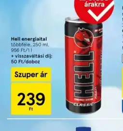 Tesco Hell Energiital ajánlat