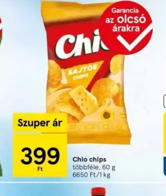 Tesco Chio Chips ajánlat