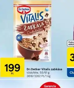 Tesco Dr. Oetker Vitalis zabkása ajánlat