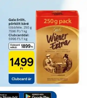 Tesco Gala őrölt kávé ajánlat