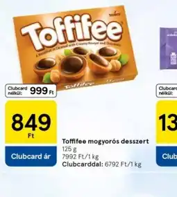 Tesco Toffee mogyors desszert ajánlat