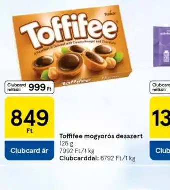 Tesco Toffee mogyors desszert ajánlat