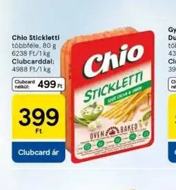 Tesco Chio Stickletti ajánlat