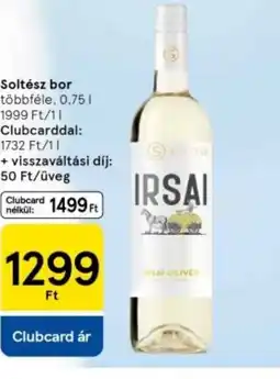 Tesco Irsai Olivér ajánlat