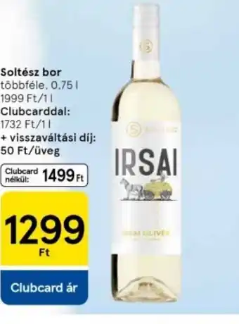 Tesco Irsai Olivér ajánlat