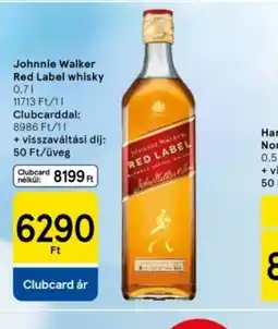 Tesco Johnnie Walker Red Label whisky ajánlat