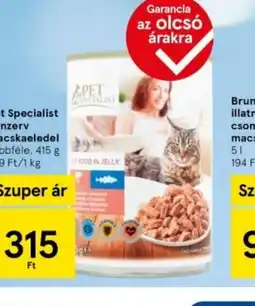 Tesco A Pet Specialist Konzerv Macskaeledel ajánlat