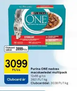 Tesco Purina ONE nedves macskaeledel multipack ajánlat