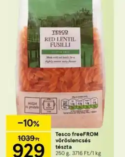 Tesco Tesco freeFrom Vöröslencsés Tészta ajánlat