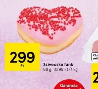 Tesco Szívcake fánk ajánlat