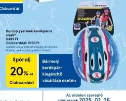 Tesco Dunlop gyermek kerékpáros sisak ajánlat