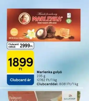 Tesco Marlenka goly ajánlat