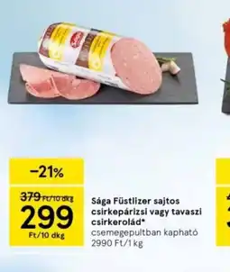 Tesco Sága Pusztaiber sajtos csirkepárti ajánlat