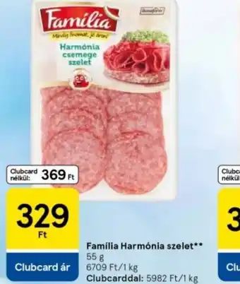 Tesco Familia Harmnia szelet ajánlat