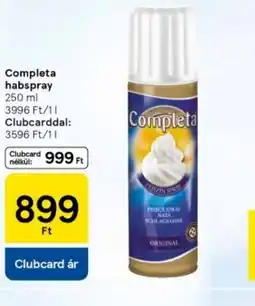 Tesco Completa habspray ajánlat