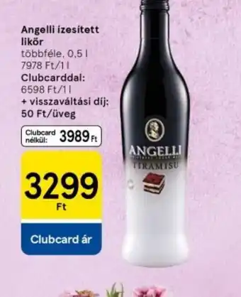 Tesco Angelli Ízesített Likőr ajánlat