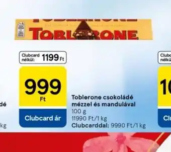 Tesco Toblerone csokoládé ajánlat