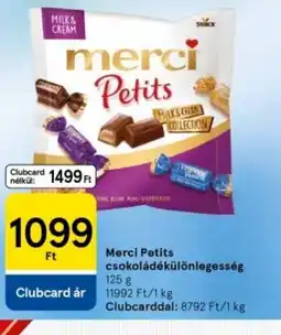 Tesco Merci Petits csokoládékülönlegesség ajánlat