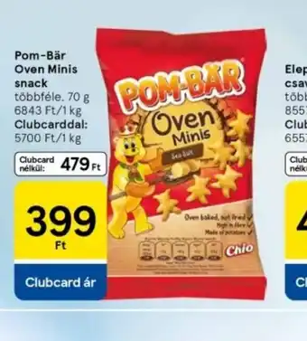 Tesco Pom-B csavart perecr Oven Minis snack ajánlat