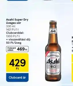 Tesco Asahi Super Dry üveges sör ajánlat