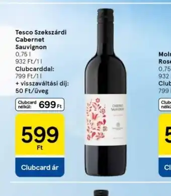 Tesco Tesco Szekszárdi Cabernet Sauvignon ajánlat