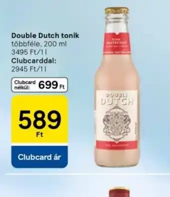 Tesco Double Dutch tonik ajánlat