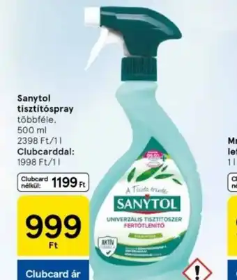 Tesco Sanytol tisztítspay ajánlat