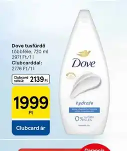 Tesco Dove tusfürdő ajánlat