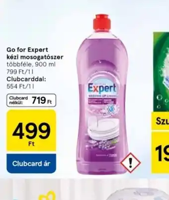 Tesco Go for Expert kézi mosogatszer ajánlat