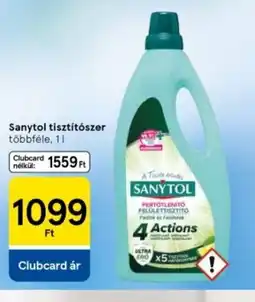 Tesco Sanytol tisztítszer ajánlat