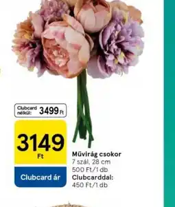 Tesco Művirág csokor ajánlat