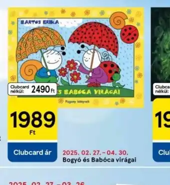 Tesco Bogy és Babca virágál ajánlat