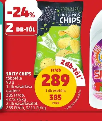 PENNY Salty Chips roppans hullámos ajánlat