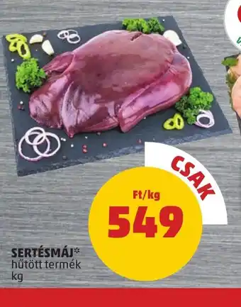 PENNY Sertésmáj ajánlat