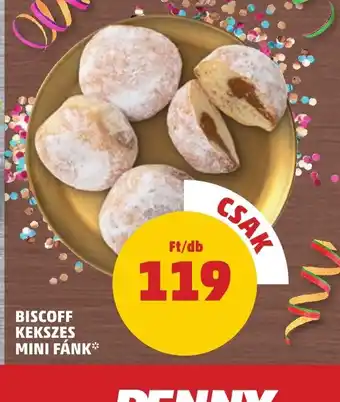 PENNY Biscoff Krémes Mini Fánk ajánlat