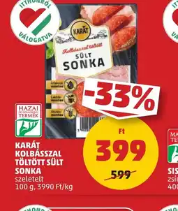 PENNY Karát Kolbásszal Töltött Sült Sonka ajánlat