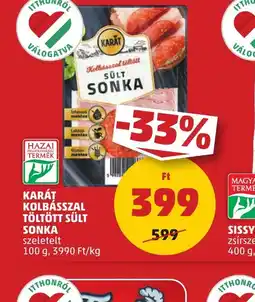 PENNY Karát Kolbásszal Töltött Sült Sonka ajánlat